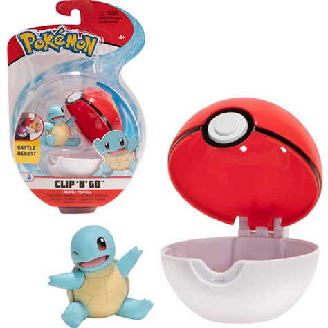 Buy Pokemon Official Squirtle Clip And Go Comes With Squirtle Action