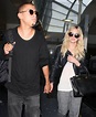 Ashlee Simpson and Boyfriend Evan Ross Arriving on a Flight At LAX - Zimbio