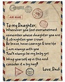 Love Letter To Daughter From Dad Gifts For Daughter | Etsy