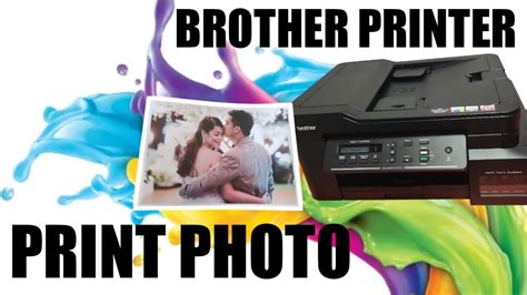 How To Print Using Photo Paper Brother Printer Dcp T720dw Youtube