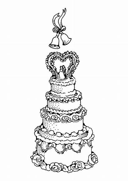 Coloring Cake Pages Toppers Round Cakes Printables