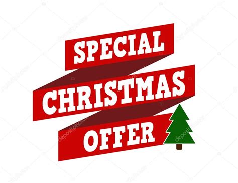 Special Christmas Offer Banner Design Stock Vector Image By