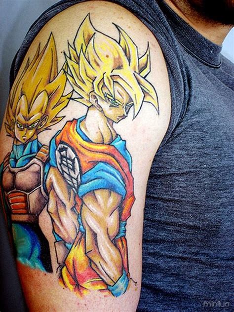 The biggest gallery of dragon ball z tattoos and sleeves, with a great character selection from goku to shenron and even the dragon balls themselves. Incríveis tatuagens inspiradas em Dragon Ball - Minilua