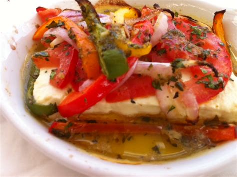 Greek Chic Cuisine Baked Feta Cheese Appetizer Easy