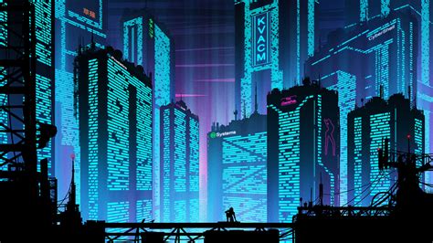 2560x1440 Cyberpunk Futuristic New Port City 1440p Resolution Wallpaper