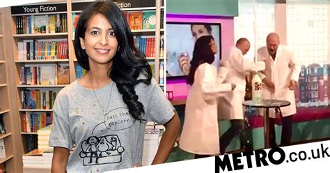 Konnie Huq Relives Blue Peter Past With Experiment On Sunday Brunch