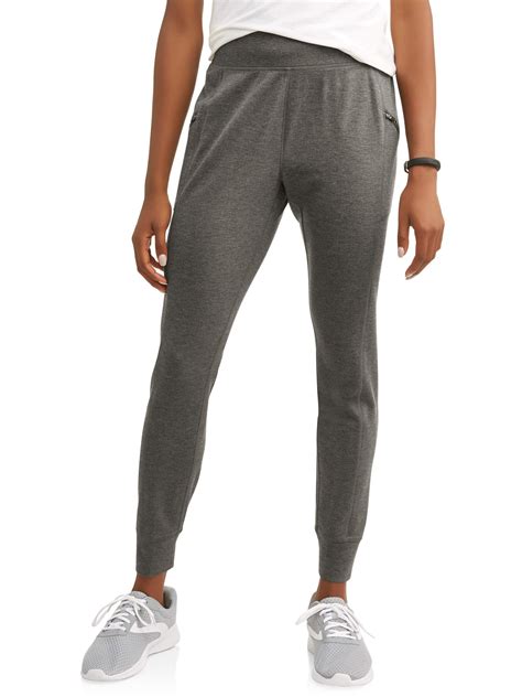 Athletic Works Womens Athleisure Double Knit Slim Jogger Pant