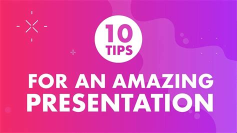 10 Tips For A Great Presentation Youtube