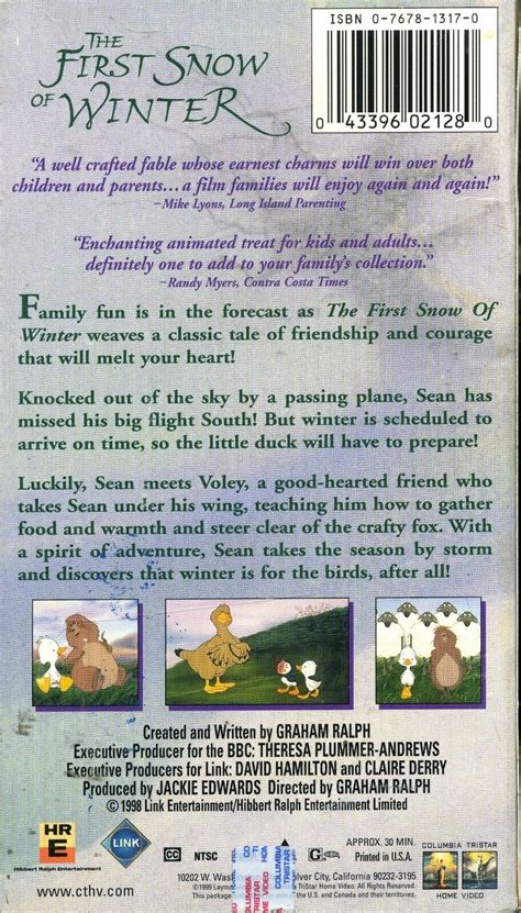 Thefirstsnowofwinter28vhs2c19992cclosedcaptioned29 For Sale
