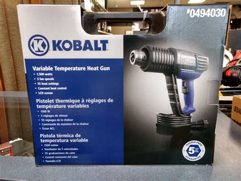 Kobalt Variable Temperature Heat Gun Brand New In Box For Sale In