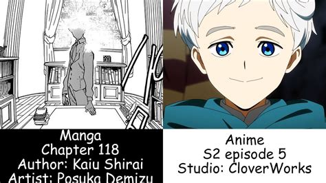 Anime Vs Manga The Promised Neverland Season 2 Episode 5 Comparison
