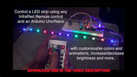 Arduino Control Your LED Strip With An InfraRed Remote YouTube