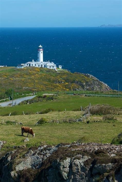 Fanad Head Lighthouse Is Situated On The Northern Coast Of The Fanad