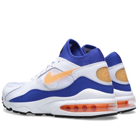 Nike Air Max 93 White And Bright Citrus End Global