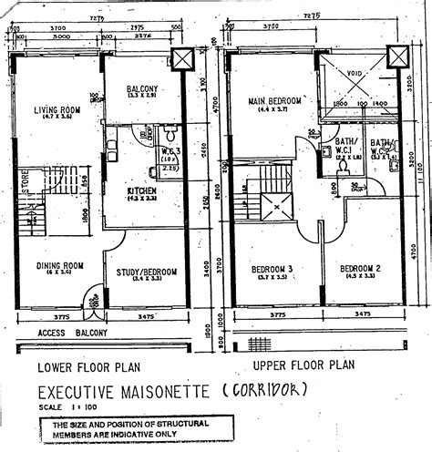 Butterpaperstudio Renot Maisonette Original Floorplan From Hdb