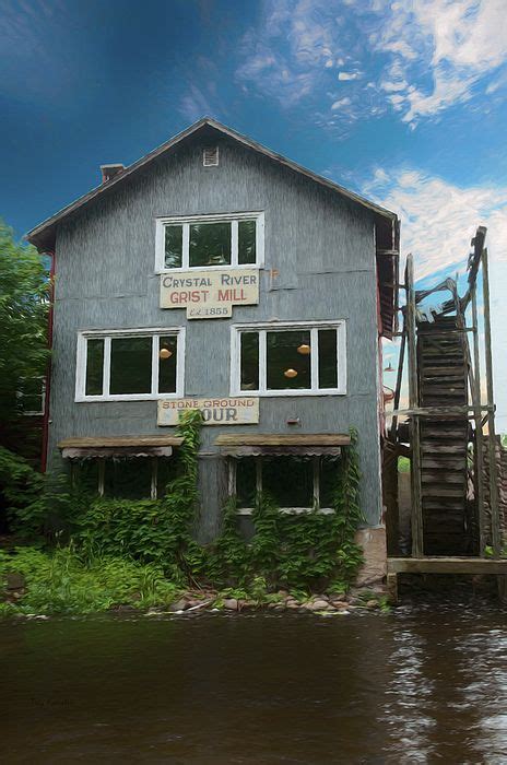 Crystal River Grist Mill By Trey Foerster Crystal River Paint