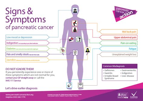 In general, the more the cancer has grown and spread (the more advanced the cancer), the less chance that. Signs & Symptoms of Pancreatic Cancer — Info You Should Know