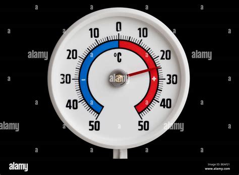 A Temperature Gauge Stock Photo Alamy