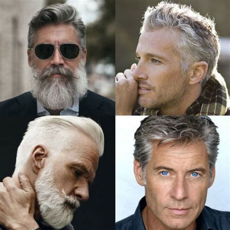 Hair color trend two tone. Silver and Grey Hair For Men | Men's Hairstyles + Haircuts ...