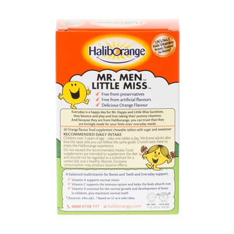 Haliborange Vitamins Acandd Orange Flavour Tablets Chemist Direct