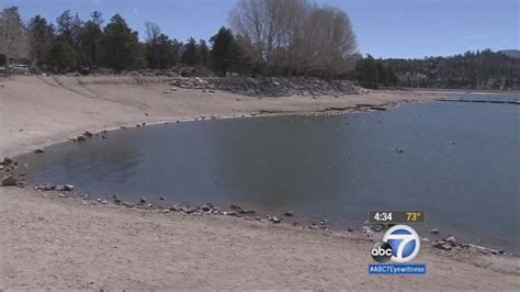 Big Bear Lake Feels Impact Of California Drought Abc7 Los Angeles