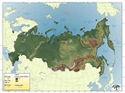 Topographic Map of Russia - MapSof.net