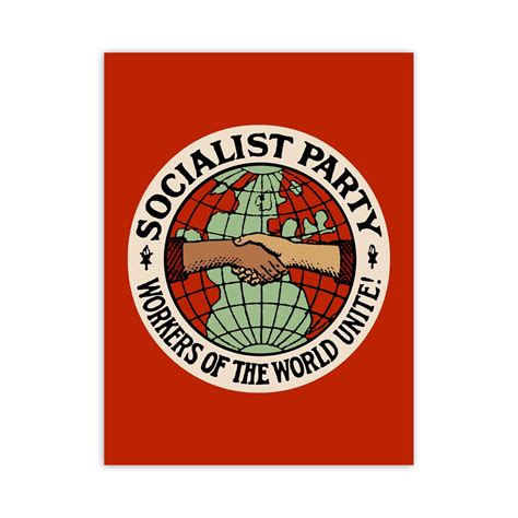 Socialist Poster Socialist Party Workers Of The World Unite Etsy