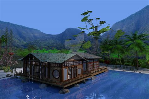 Back Side Of My Teahouse By Aura Dawn On Deviantart