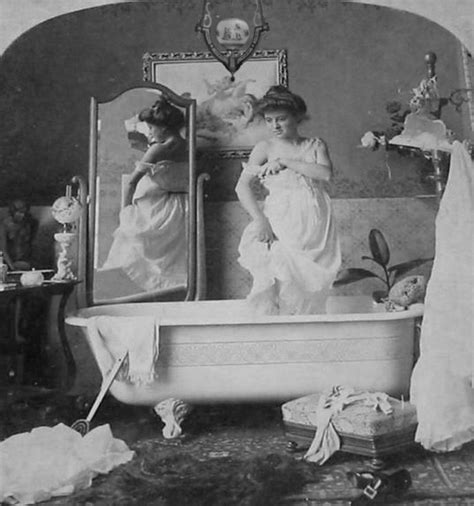 Stepping Into Bath 1890s Vintage Photos Vintage Pictures Vintage