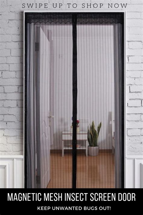 Magnetic Mesh Insect Screen Door Your Ultimate Guard To Insects This