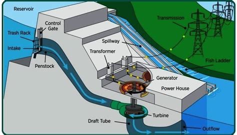 What Is A Hydro Power Plant Working Of Hydropower Plant Types Of