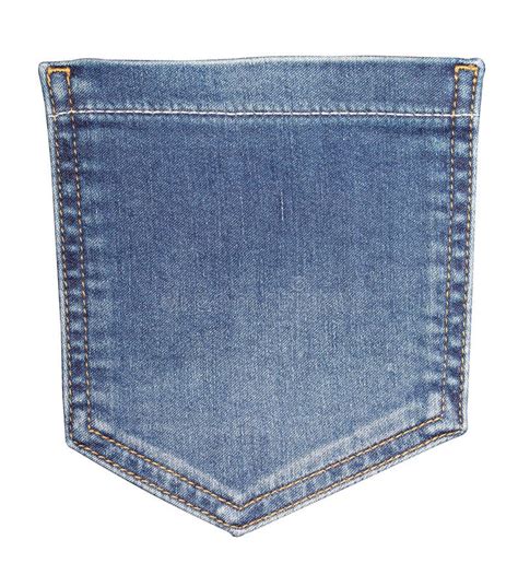 Blue Jeans Back Side Pocket Stock Image Image Of Fabric Background