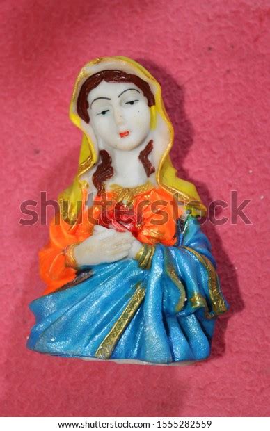 Mother Jesus Christ Mother Mary Statue Stock Photo 1555282559