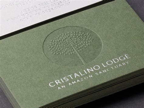 The embossed sections of the card can be finished with a silver. Embossed Business Card Elegant Funky Custom Embossed ...