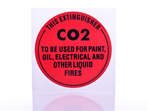 Sign Co2 Carbon Dioxide Fire Extinguisher Id Buy Online Perth Based