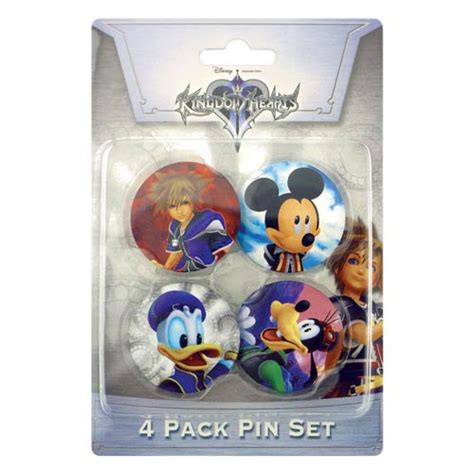 Kingdom Hearts Pin Set One 4 Pack Entertainment Earth