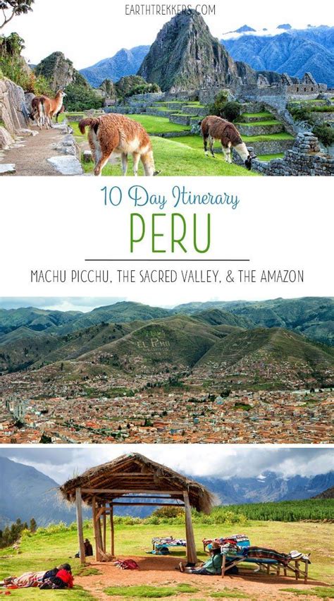 10 Day Peru Itinerary Machu Picchu Sacred Valley And The Amazon Peru
