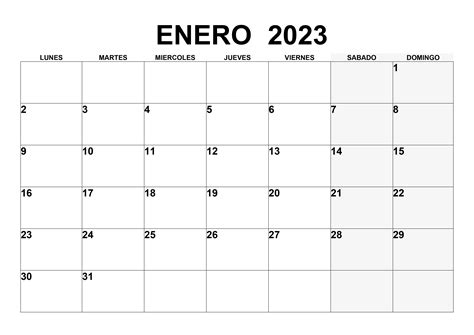 Calendario Enero 2023 Para Imprimir Pdf Annotator Imagesee