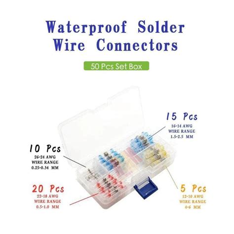 Waterproof Solder Wire Connectors Peachloft