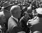Jean MacArthur, wife of General Douglas MacArthur, on their visit to ...
