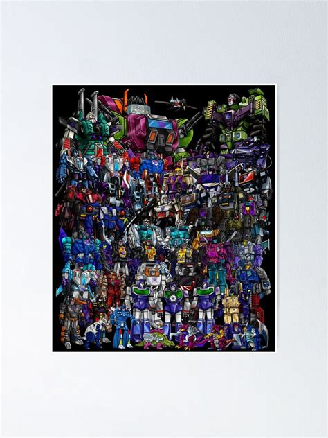 G1 Decepticons Poster For Sale By Ragingnin77 Redbubble