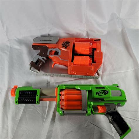 Nerf Dart Tag Fury Fire Blaster Gun Revolver Green Orange Hot Sex Picture