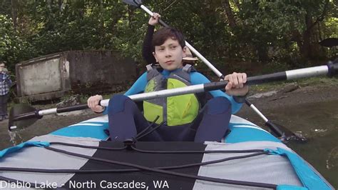 Kayaking On Diablo Lake Youtube