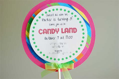 Free Printable Candyland Invitation Templates Than I For Blank