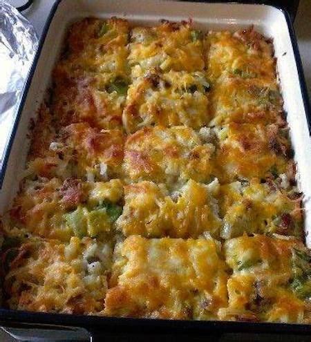 Skinny hash browns, bacon and eggs breakfast casserole. Yummy, Please make sure to Like and share this Recipe with ...