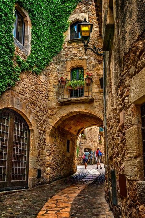 Medieval Town Of Pals Girona Spain Pals Mariluz Rodriguez Alvarez