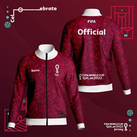 Jual Jaket Qatar Piala Dunia 2022 Full Printing Terbaru Tipe Varian