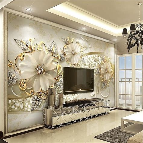 Beibehang Custom Photo Wallpaper 3d Fresco Luxury Gold European Style