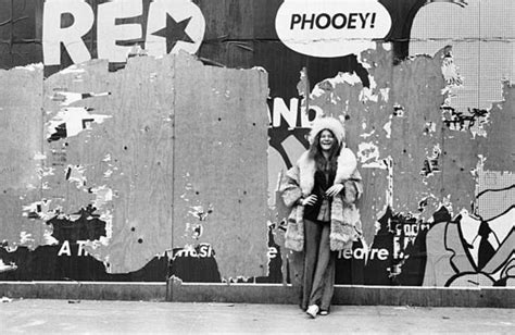 Janis Joplin Outside Of The Hotel Chelsea New York City March