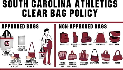 South Carolina Implements Clear Bag Policy For All Ticketed Athletics